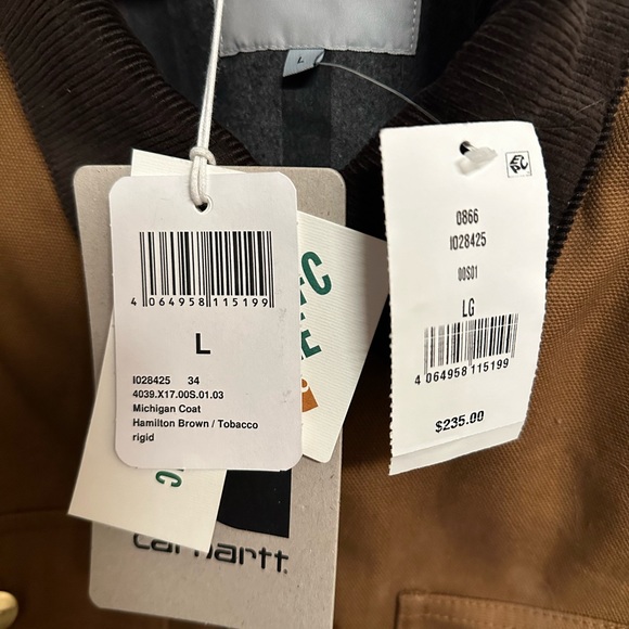 Carhartt WIP Michigan Coat (brown & tobacco) - Picture 4 of 11